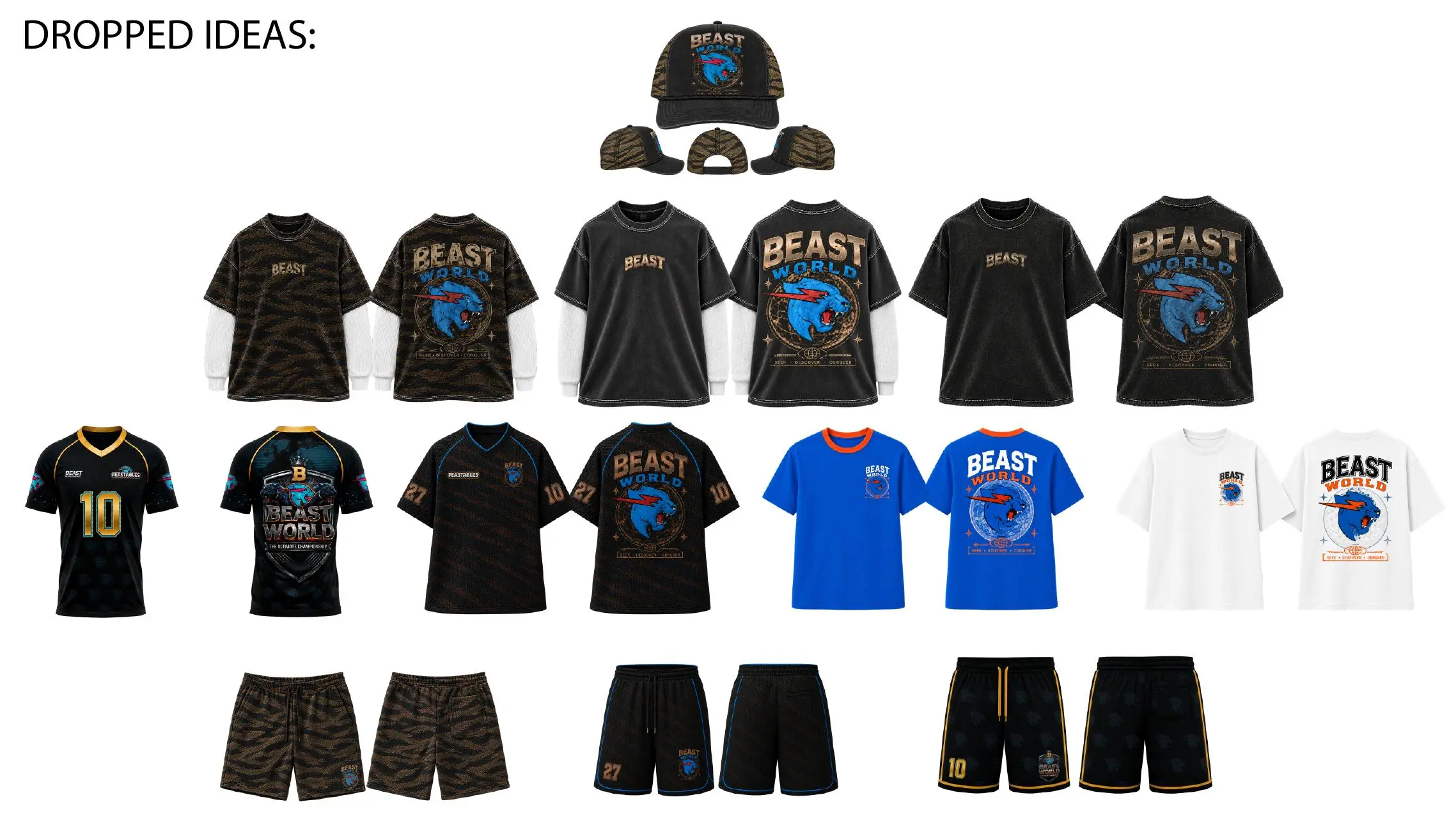 Full Beast World capsule assortment